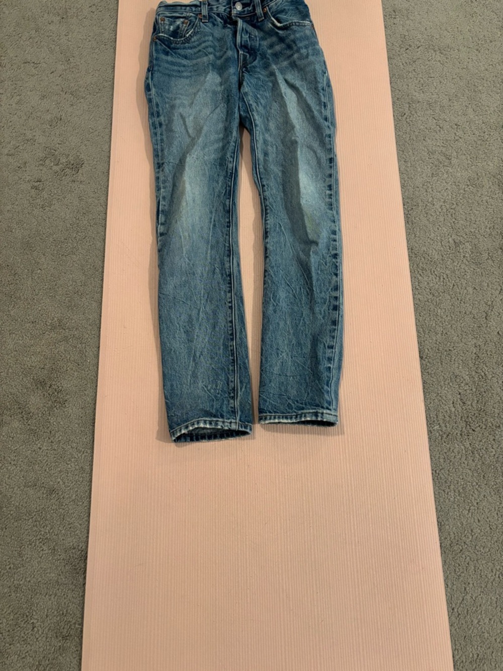 Levi's Vintage Wash Straight Leg Jeans - Medium Blue